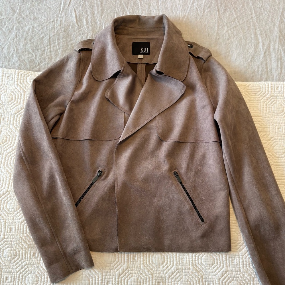 Kut from the Kloth Faux Suede Jacket